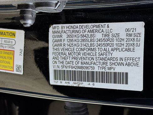 Used 2021 Honda Pilot Special Edition image 44