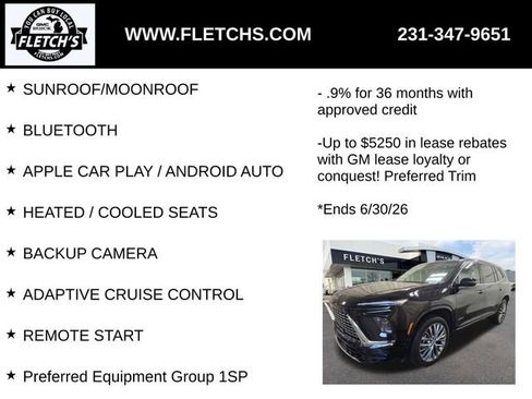 New 2026 Buick Enclave Avenir w/ Super Cruise Package AWD/4WD image 2