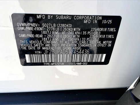 New 2026 Subaru Outback Premium image 18