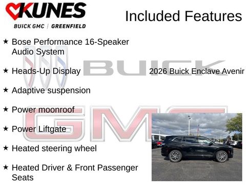 New 2026 Buick Enclave Avenir w/ Super Cruise Package image 3