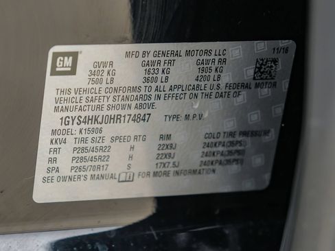 Used 2017 Cadillac Escalade ESV Luxury AWD/4WD image 63