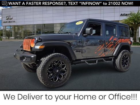 Used 2022 Jeep Wrangler Unlimited Willys image 1