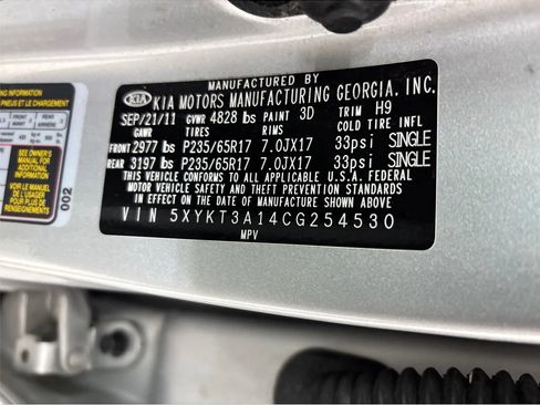 Used 2012 Kia Sorento LX image 29