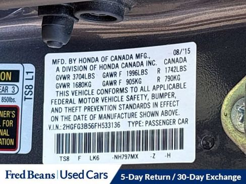 Used 2015 Honda Civic LX image 35
