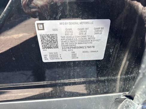 Used 2021 Cadillac XT6 Sport w/ LPO, ONYX Package image 10