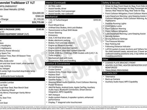 Used 2022 Chevrolet TrailBlazer LT w/ Confidence II Package FWD image 6