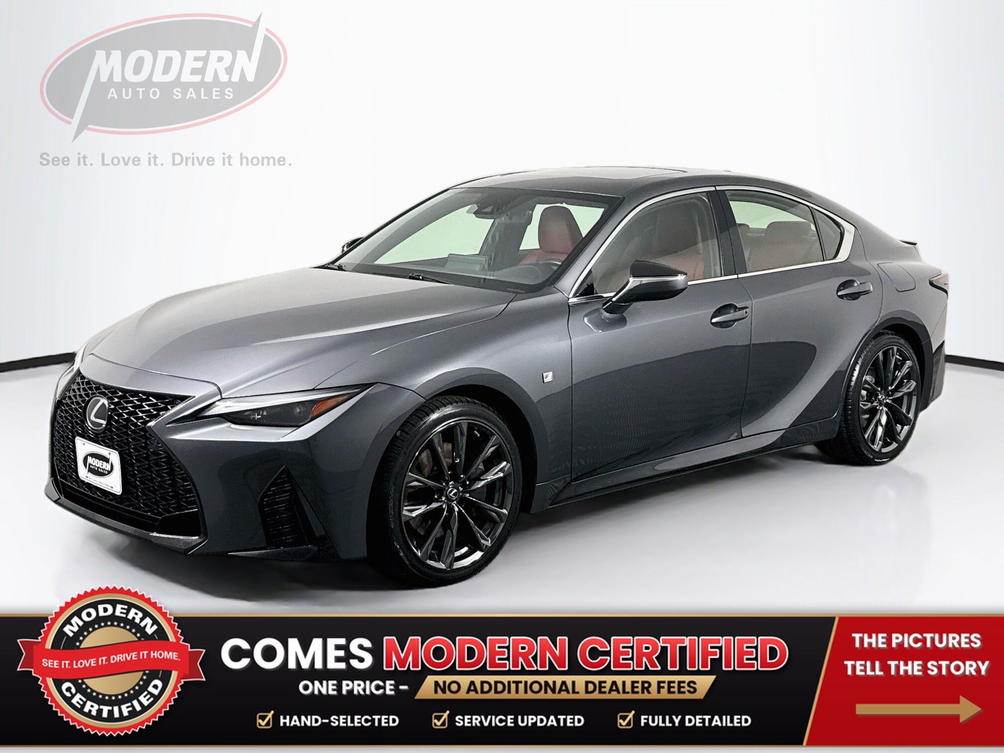 Used 2022 Lexus IS 350 F Sport w/ Memory Package AWD/4WD image 1