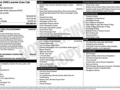 Used 2025 RAM 2500 Laramie AWD/4WD image 2