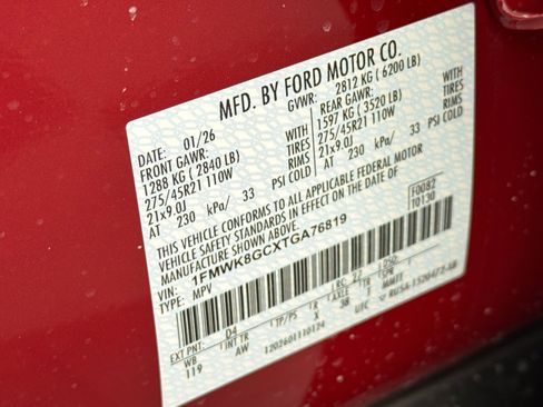 New 2026 Ford Explorer ST w/ Sun And Sound Package image 37