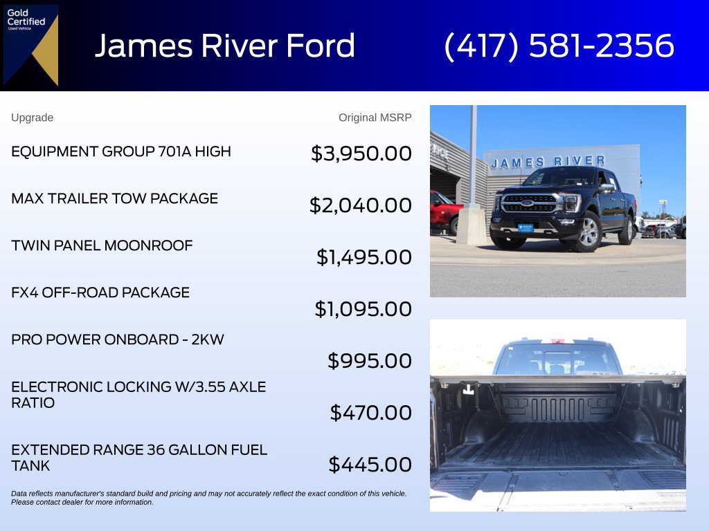 Used 2023 Ford F150 Platinum w/ Equipment Group 701A High AWD/4WD image 6