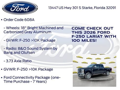 New 2026 Ford F250 Lariat w/ Lariat Ultimate Package AWD/4WD image 25