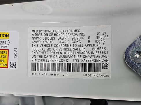 Used 2023 Honda Civic Sport image 25