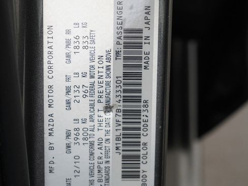Used 2011 MAZDA MAZDA3 i Touring FWD image 24