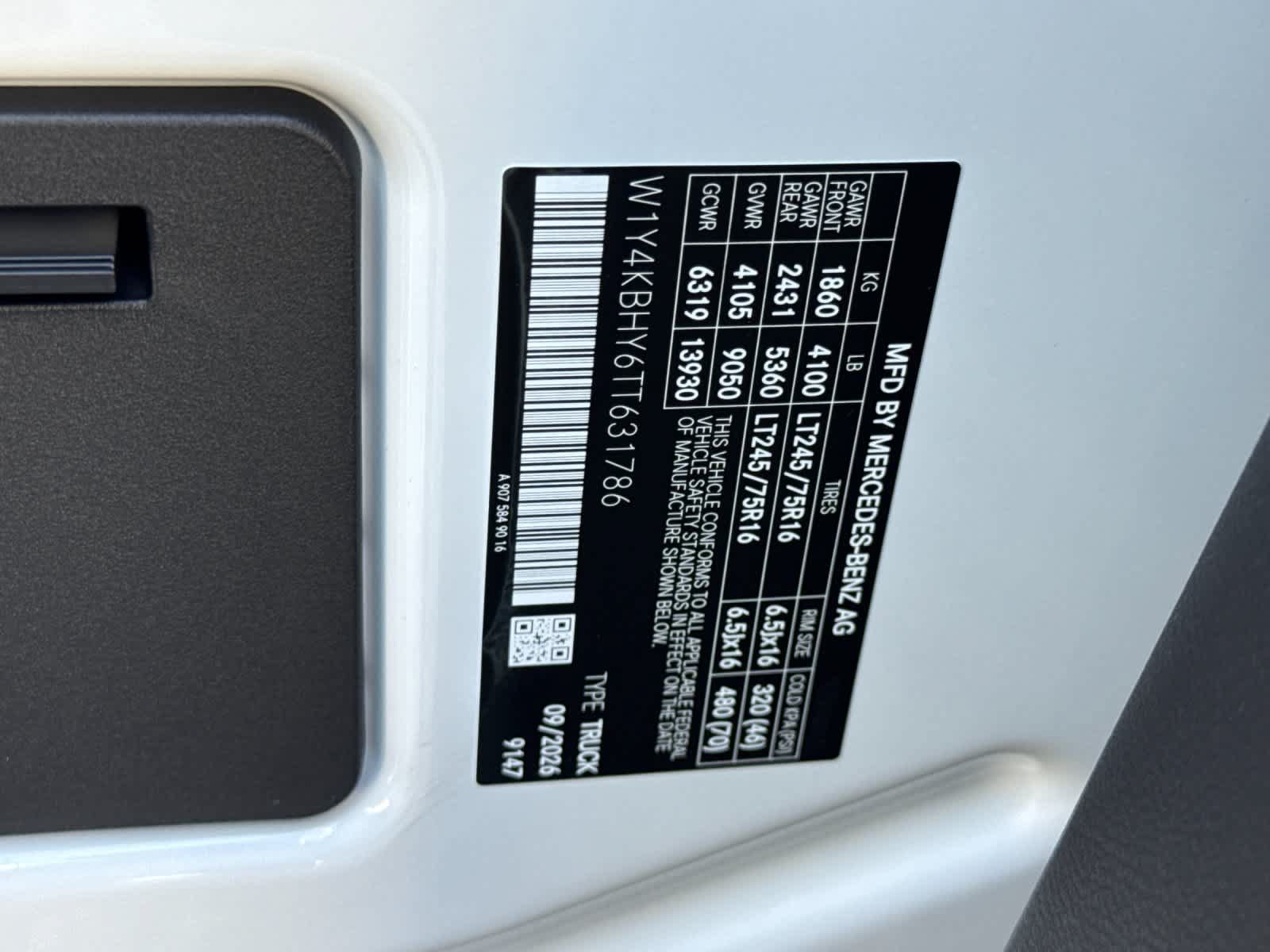 New 2026 Mercedes-Benz Sprinter 2500 image 27