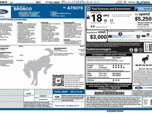 Used 2024 Ford Bronco Everglades image 4