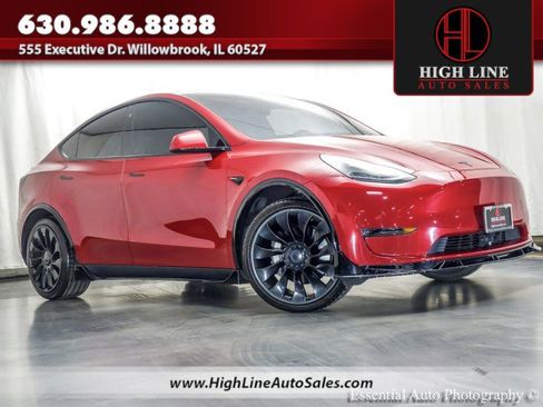 Used 2021 Tesla Model Y Long Range AWD/4WD image 1