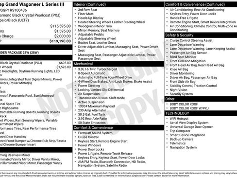 Used 2024 Jeep Grand Wagoneer L Series III AWD/4WD image 4