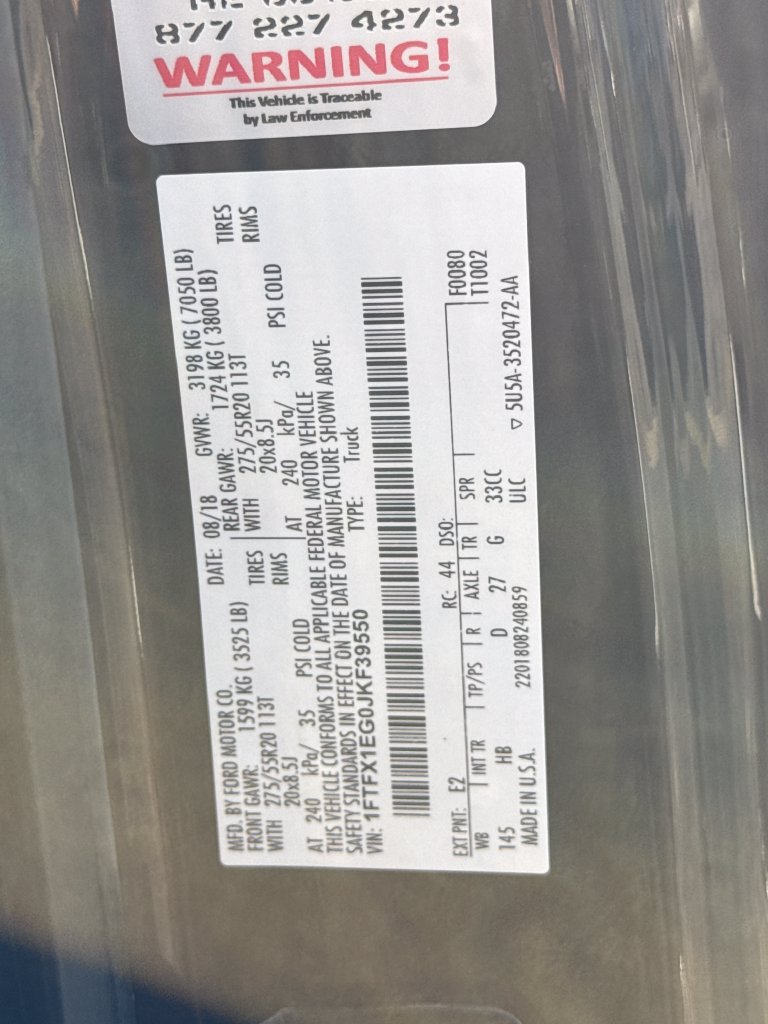 Used 2018 Ford F150 Lariat w/ Equipment Group 502A Luxury AWD/4WD image 21