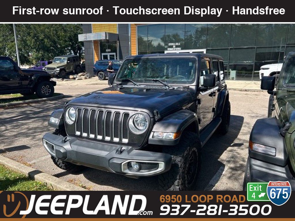 Used 2020 Jeep Wrangler Unlimited Sahara w/ Cold Weather Group AWD/4WD image 1