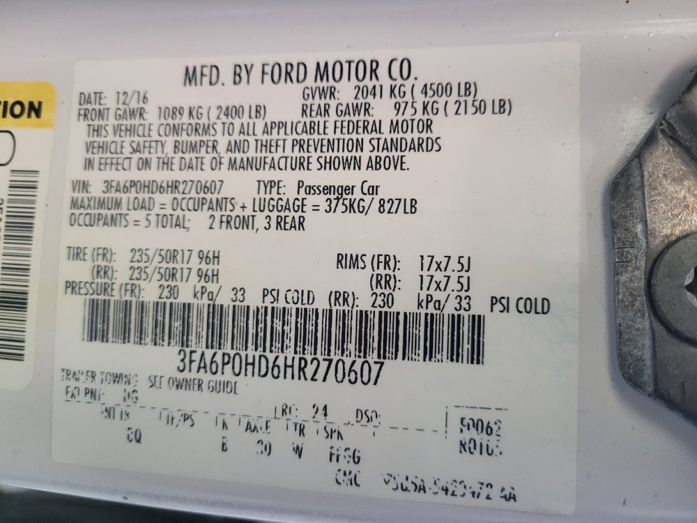 Used 2017 Ford Fusion SE w/ Fusion SE Technology Package FWD image 33
