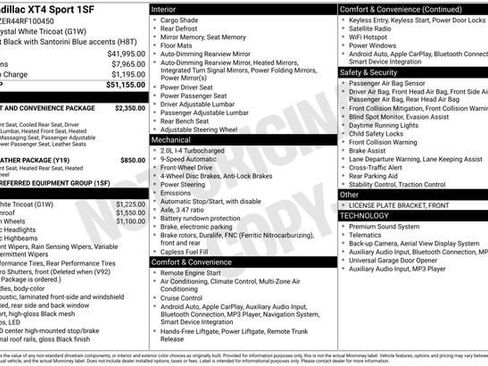 Certified 2024 Cadillac XT4 Sport image 29