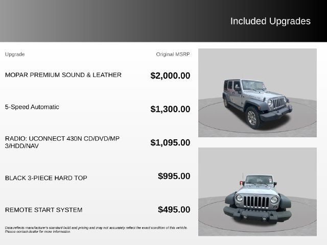 Used 2014 Jeep Wrangler Unlimited Rubicon w/ Connectivity Group AWD/4WD image 4