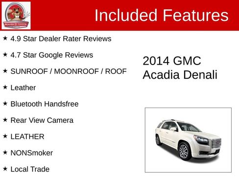 Used 2014 GMC Acadia Denali AWD/4WD image 4