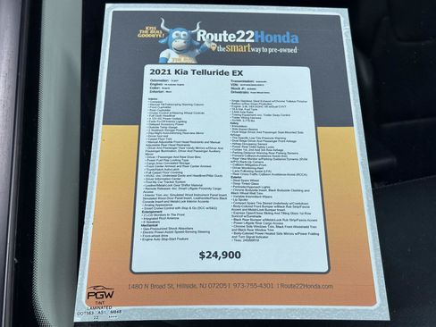 Used 2021 Kia Telluride EX w/ EX Premium Package FWD image 40