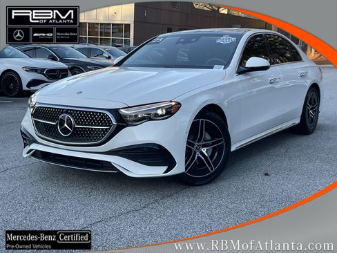 Certified 2025 Mercedes-Benz E 350 E 350 4MATIC Sedan image 1