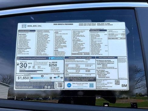 New 2026 Buick Envista Sport Touring w/ Convenience I Package FWD image 15