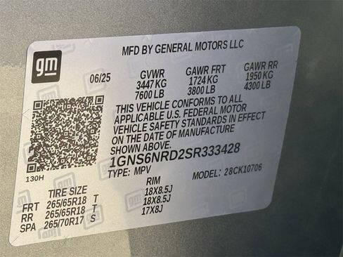 Certified 2025 Chevrolet Tahoe LT image 26