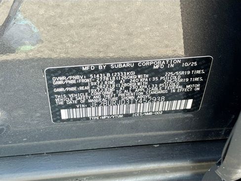 Certified 2026 Subaru Outback Touring XT AWD/4WD image 33