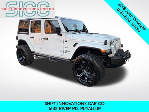 Used 2018 Jeep Wrangler Unlimited Sahara w/ Cold Weather Group image 9