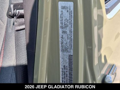 Used 2026 Jeep Gladiator Rubicon AWD/4WD image 24