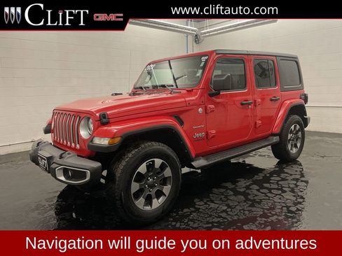 Used 2022 Jeep Wrangler Unlimited Sahara w/ Cold Weather Group image 1