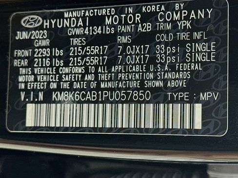 Certified 2023 Hyundai Kona SEL w/ Cargo Package AWD/4WD image 16