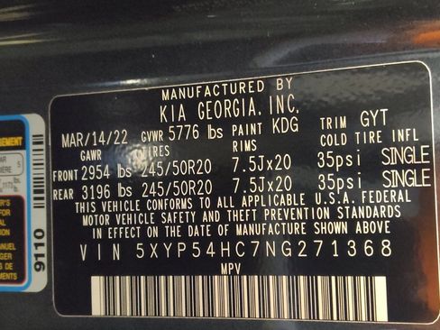 Used 2022 Kia Telluride SX w/ Towing Package FWD image 33