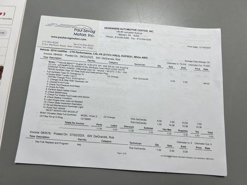 Used 2014 Cadillac CTS Performance image 31