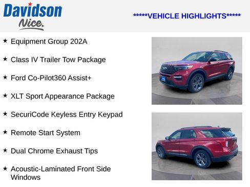 Used 2023 Ford Explorer XLT w/ Equipment Group 202A AWD/4WD image 4