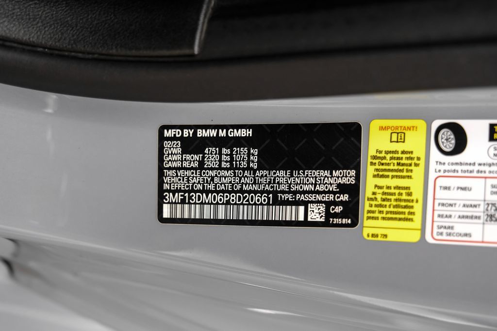 Used 2023 BMW M2 w/ Lighting Package RWD image 61