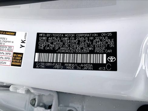 New 2026 Toyota Prius SE image 22