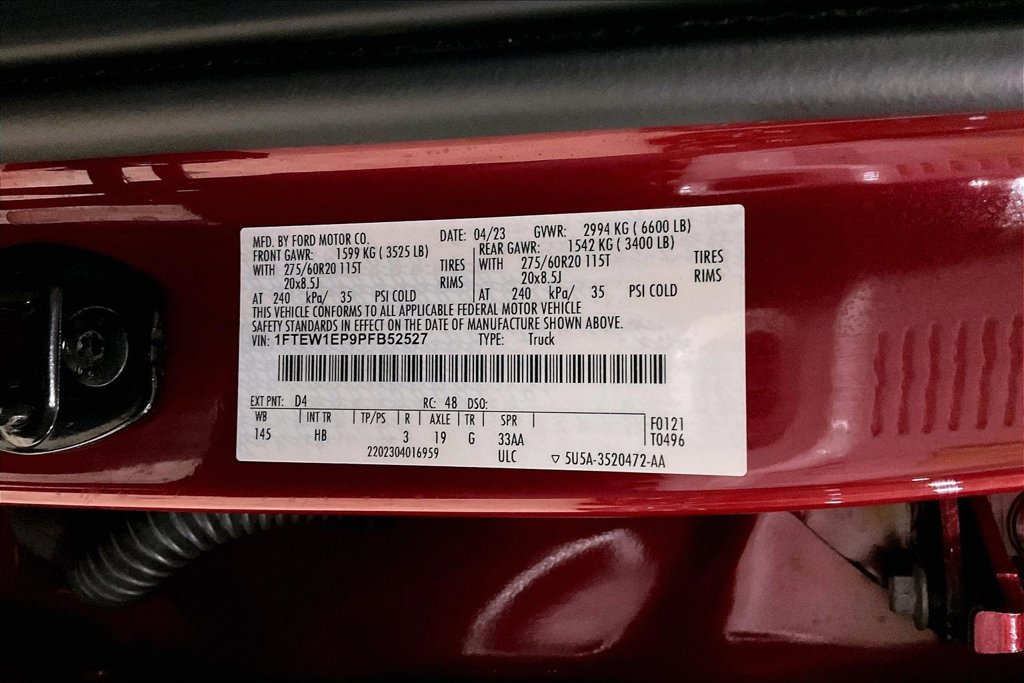Certified 2023 Ford F150 Lariat w/ Equipment Group 502A High AWD/4WD image 30