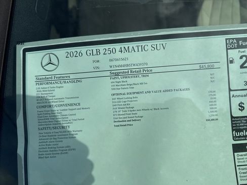 New 2026 Mercedes-Benz GLB 250 4MATIC image 10