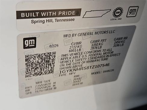 New 2026 Cadillac XT5 Sportv w/ LPO, Floor Liner Package AWD/4WD image 33