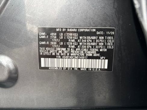 Certified 2021 Subaru Outback Premium w/ Popular Package #1 image 18