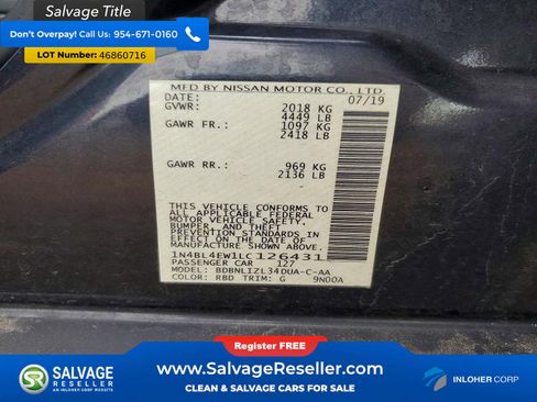 Used 2020 Nissan Altima 2.5 SL image 16