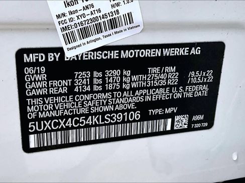 Used 2019 BMW X7 xDrive50i w/ M Sport Package image 31