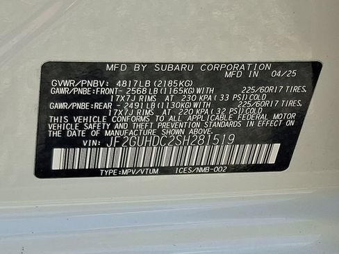 Certified 2025 Subaru Crosstrek 2.5i Premium AWD/4WD image 27