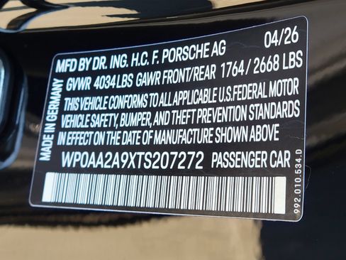New 2026 Porsche 911 Carrera T RWD image 33