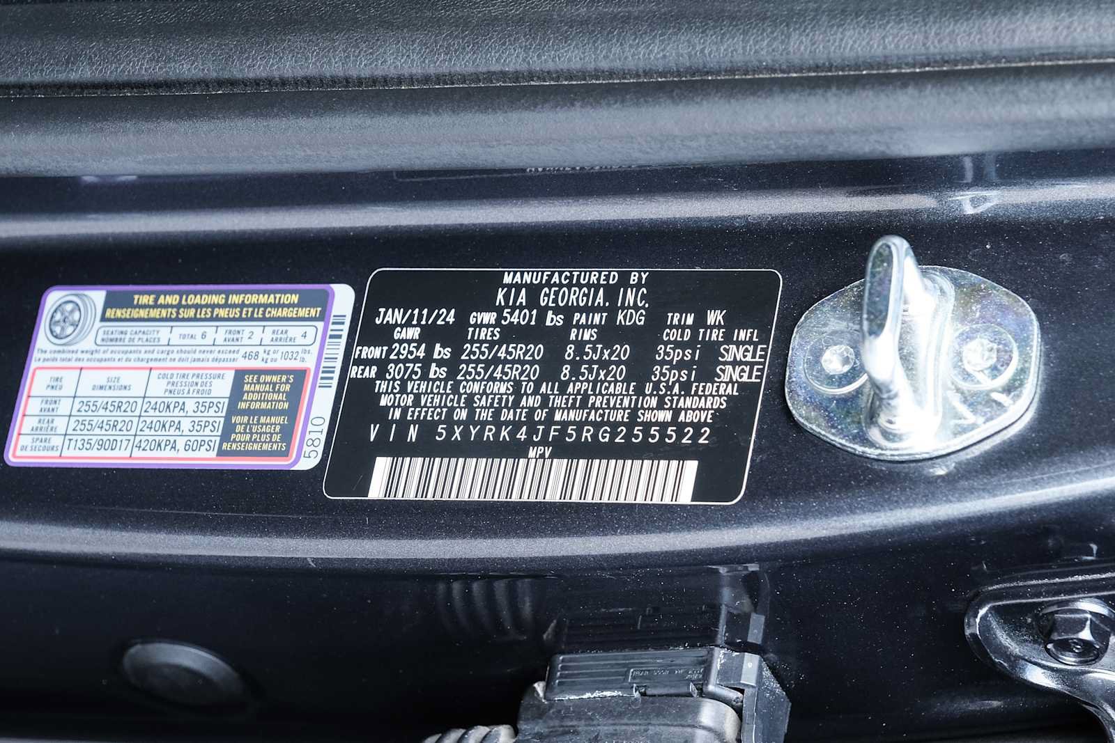 Used 2024 Kia Sorento SX FWD image 54